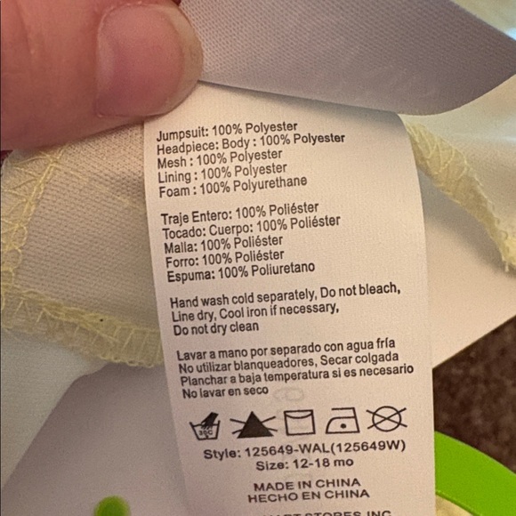 Disneys The Little Mermaid Flounder Halloween Costume infant toddler baby unisex - Picture 8 of 8